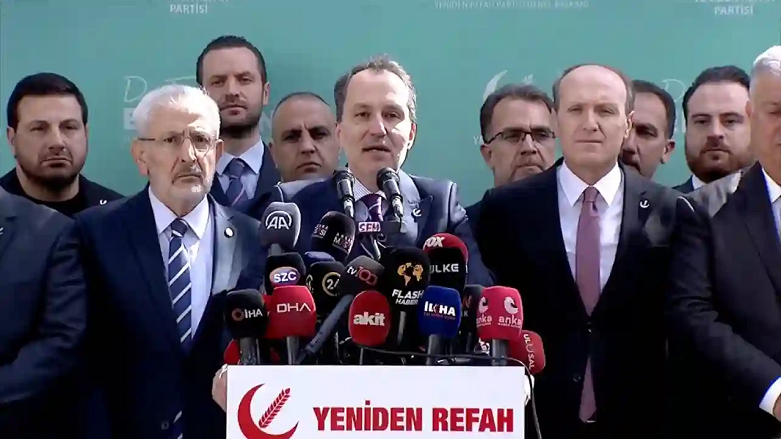 Yeniden Refah Partisi’nden Cumhur İttifakı'na ret: Erbakan cumhurbaşkanı adayı